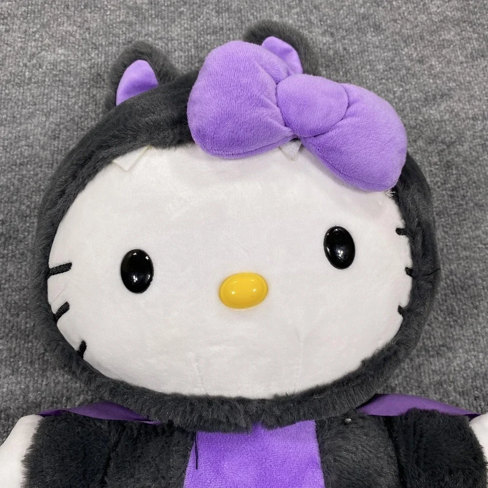 Hello Kitty Vampire‎ Bat Dracula Plush Stuffed Toy Greeter Halloween Purple Bow